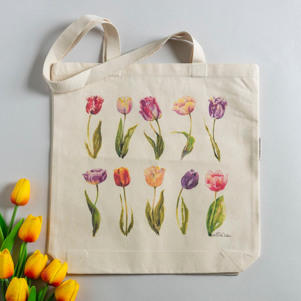 Tulip Cotton Tote Bag