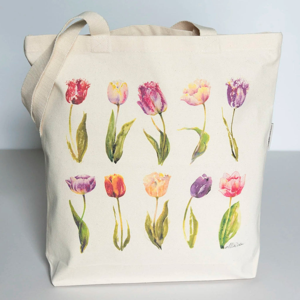 Tulip Cotton Tote Bag