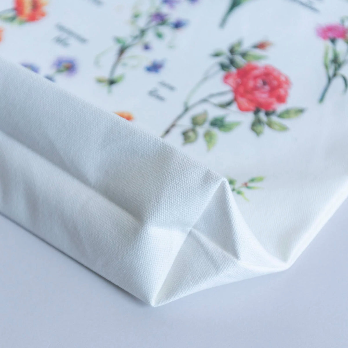 Birthflower Tote Botanical Cotton Tote Bag