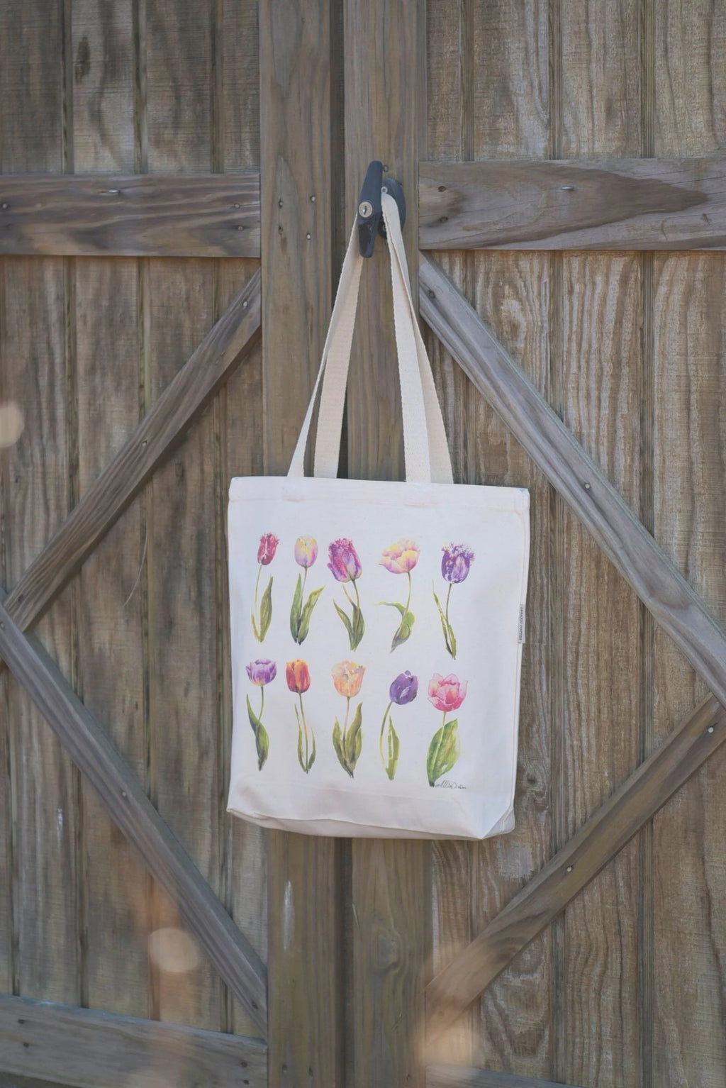 Tulip Cotton Tote Bag