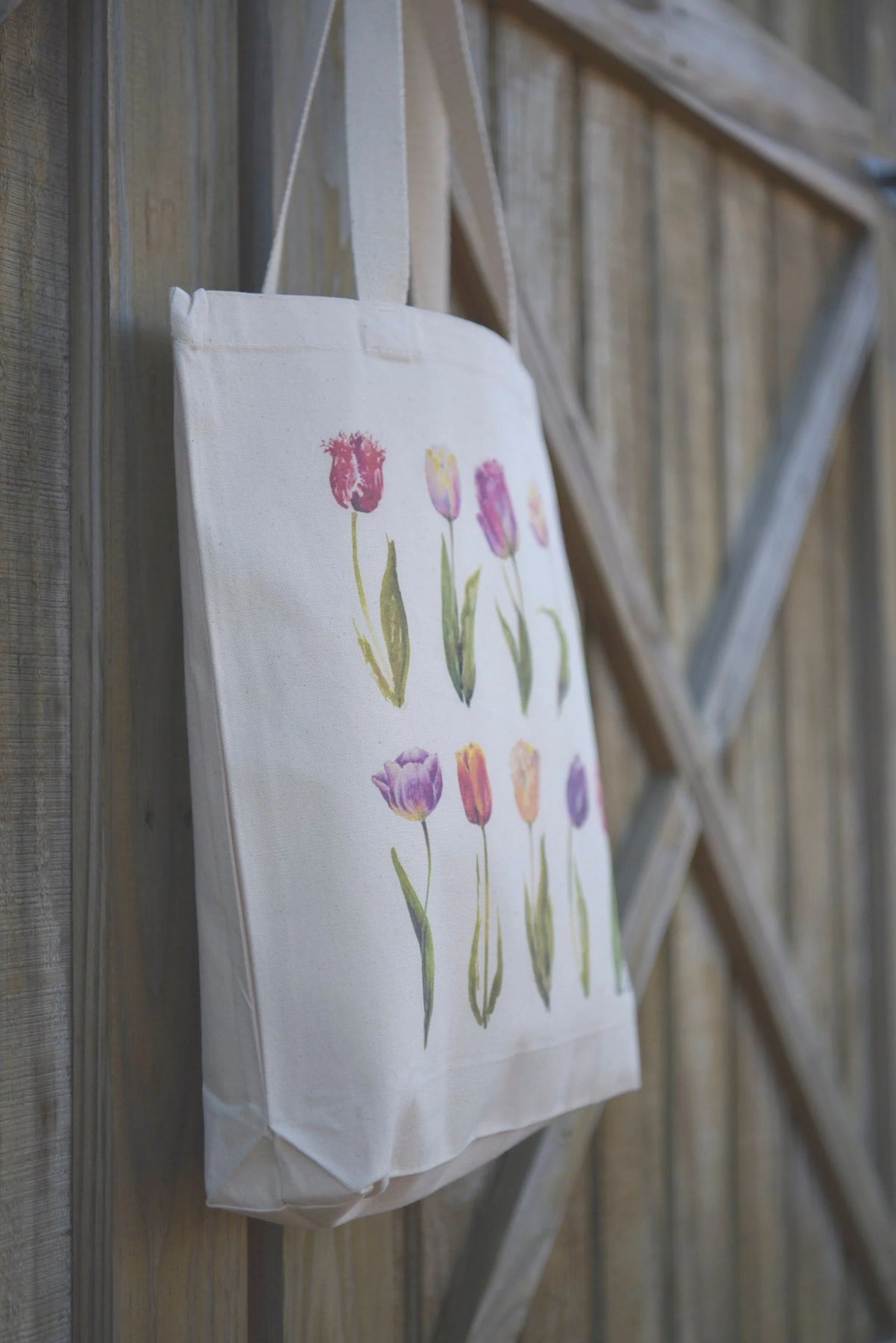 Tulip Cotton Tote Bag