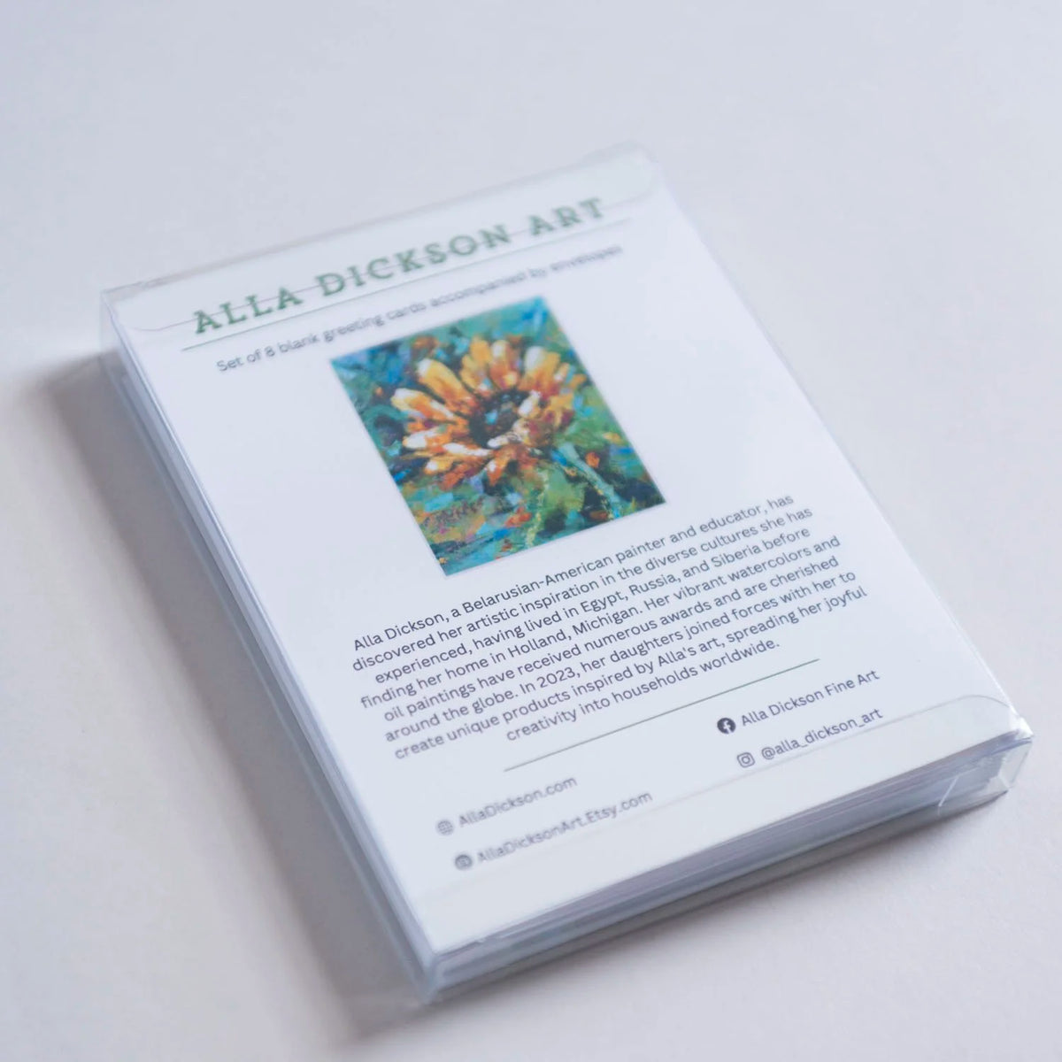 Sunflower Greeting Card Set of 8
