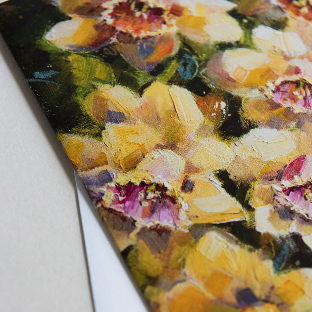 Daffodil Oil Painting Greeting Card