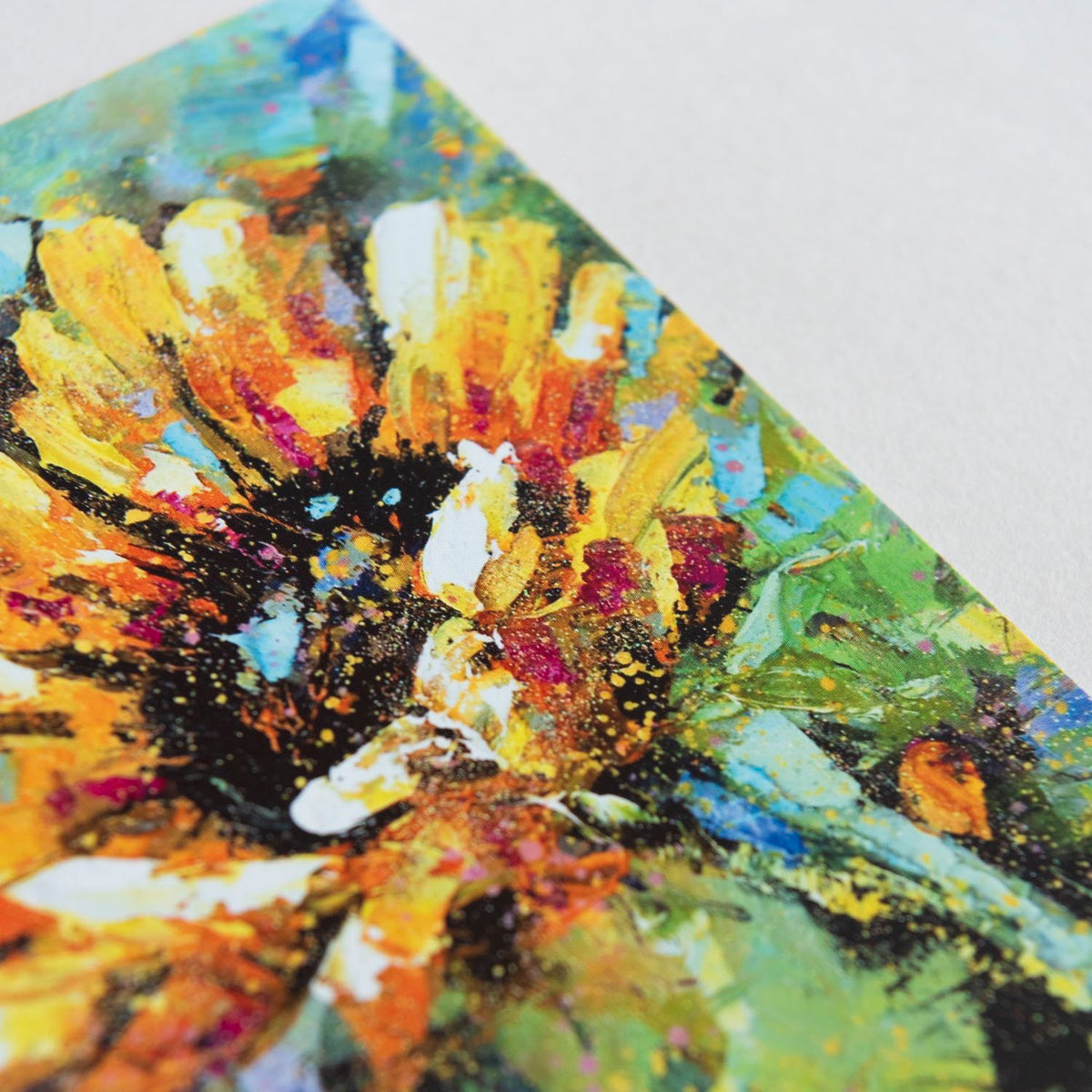 Sunflower Art Greeting Card