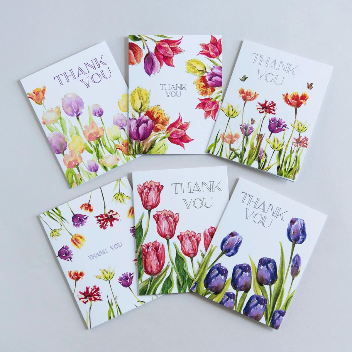 Tulip Thank You Card Set