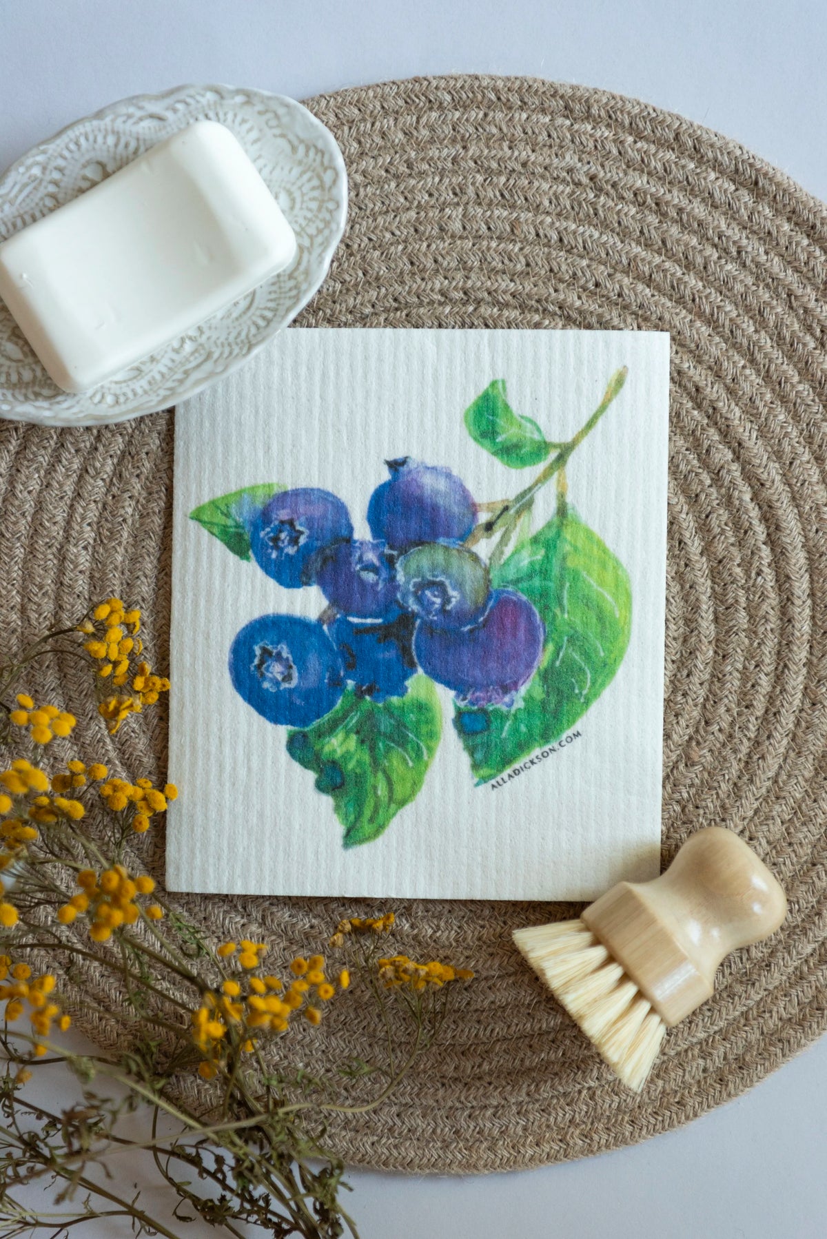 Blueberry Swedish Dish Cloth