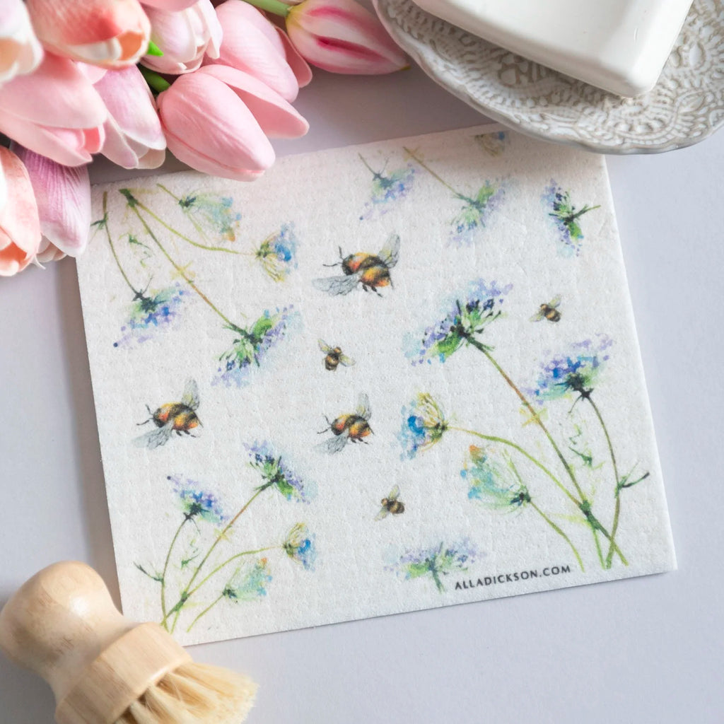 Bee Dishcloth Bumble Bee Swedish Dishcloth