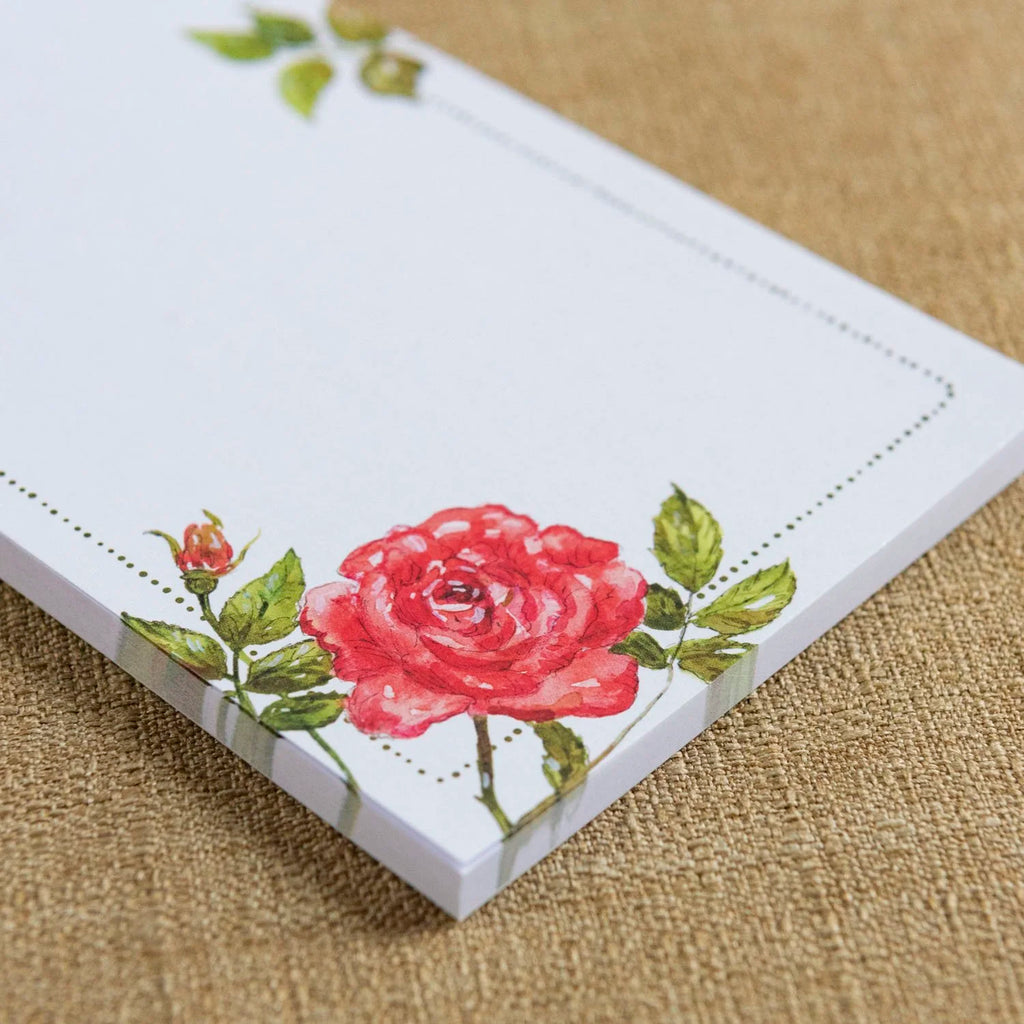 Rose Notepad With Magnet