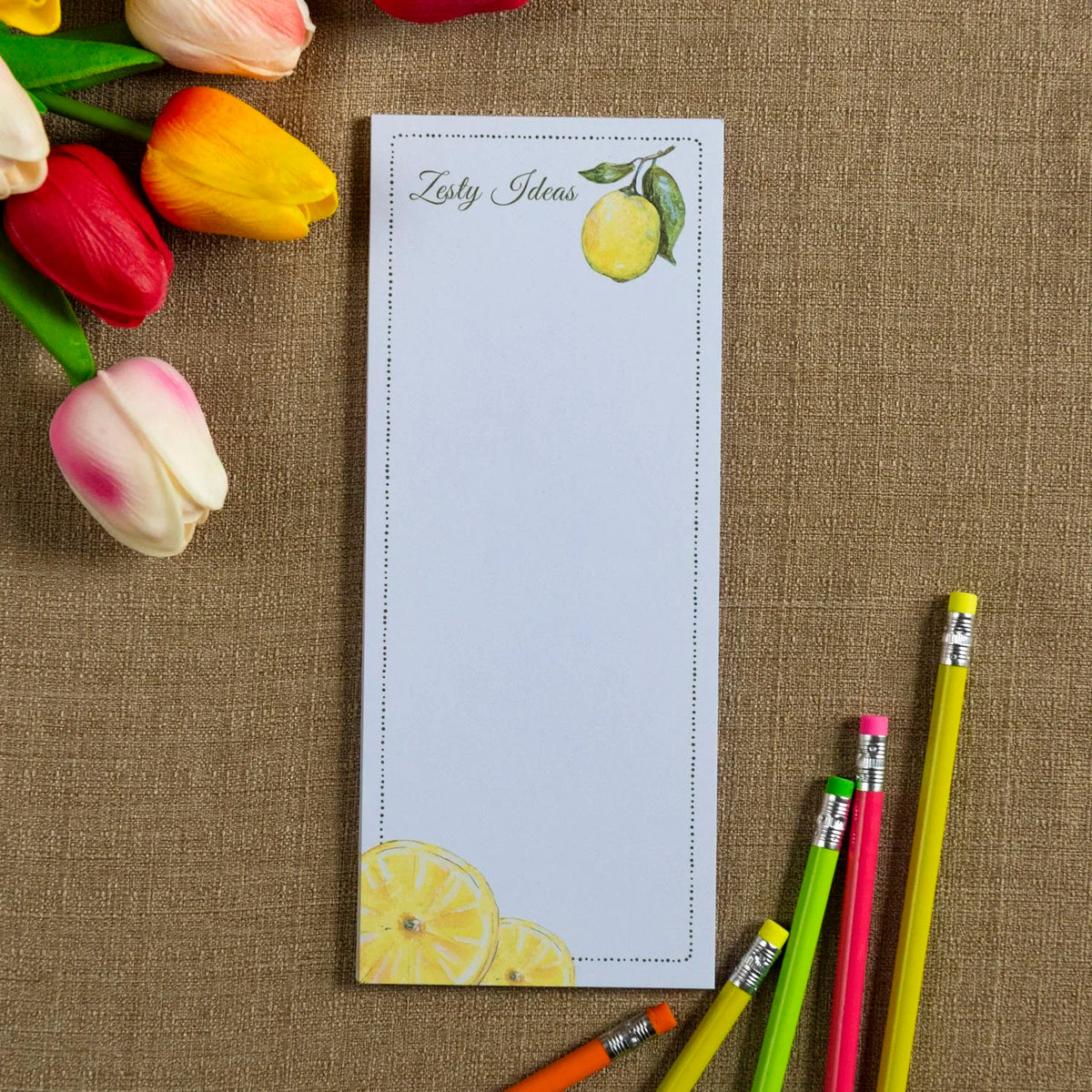 Lemon Notepad With Magnet