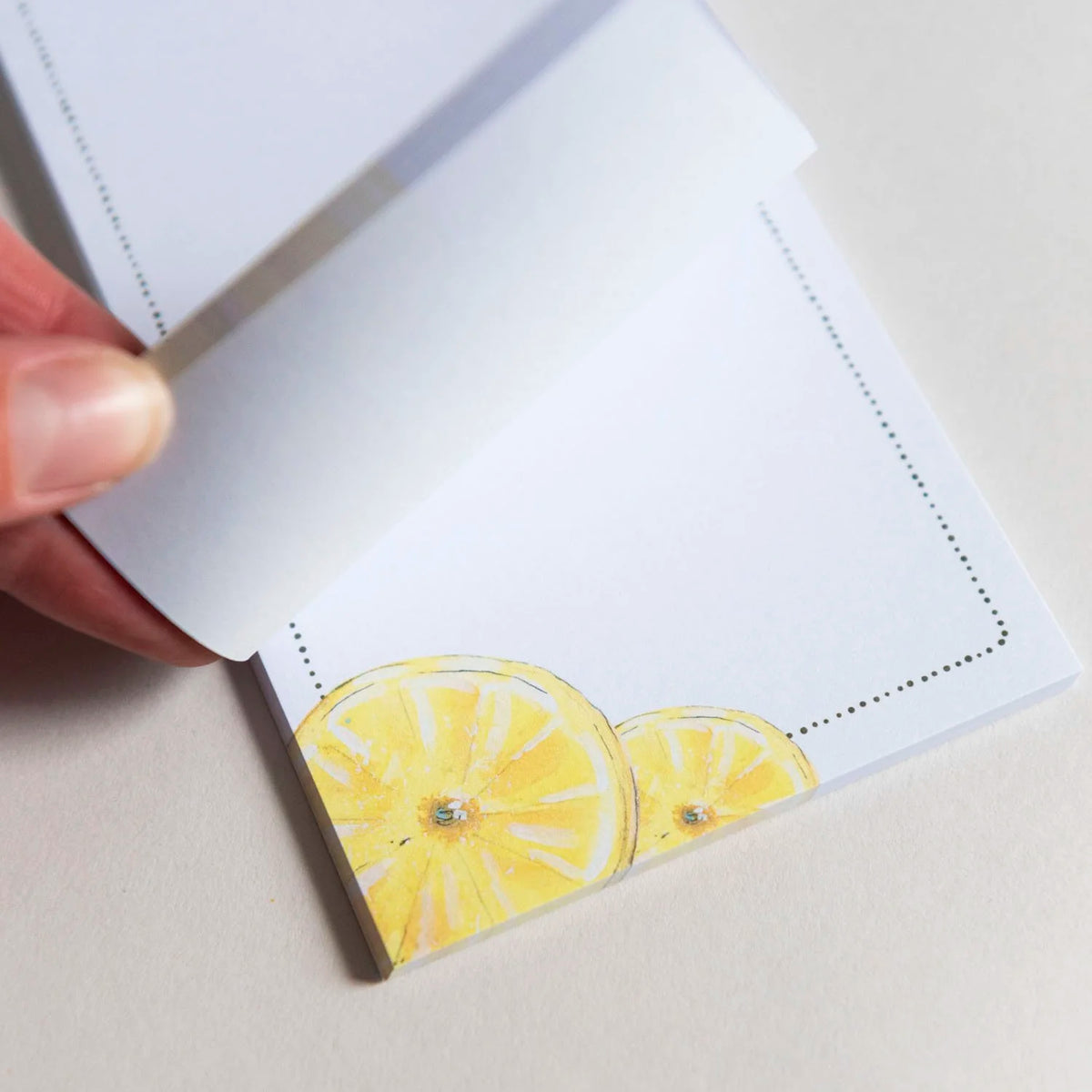 Lemon Notepad With Magnet