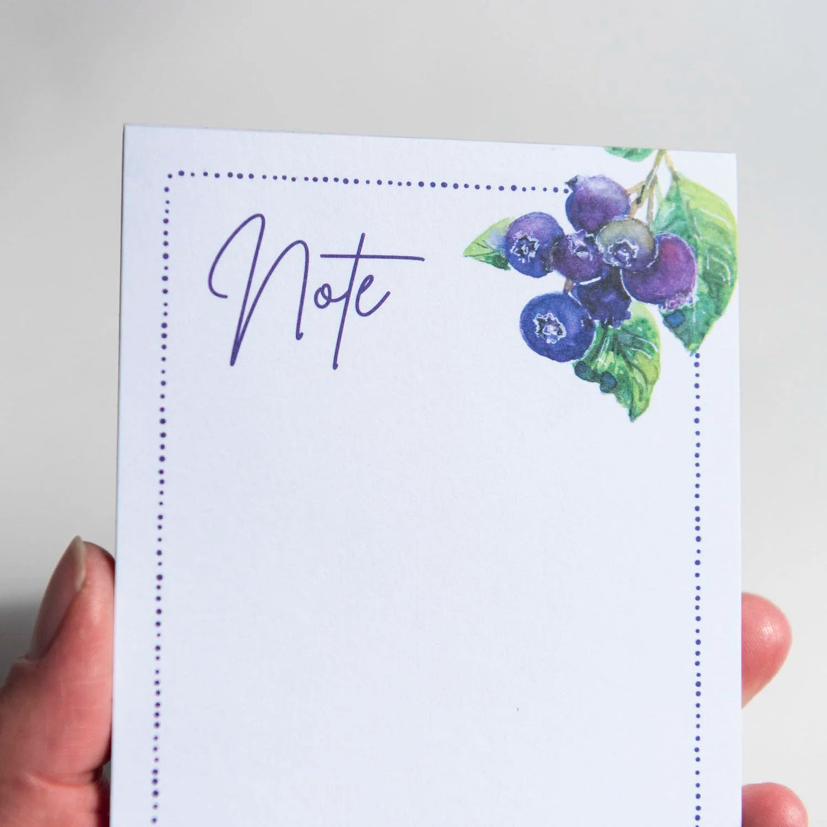 Blueberry Notepad With Magnet