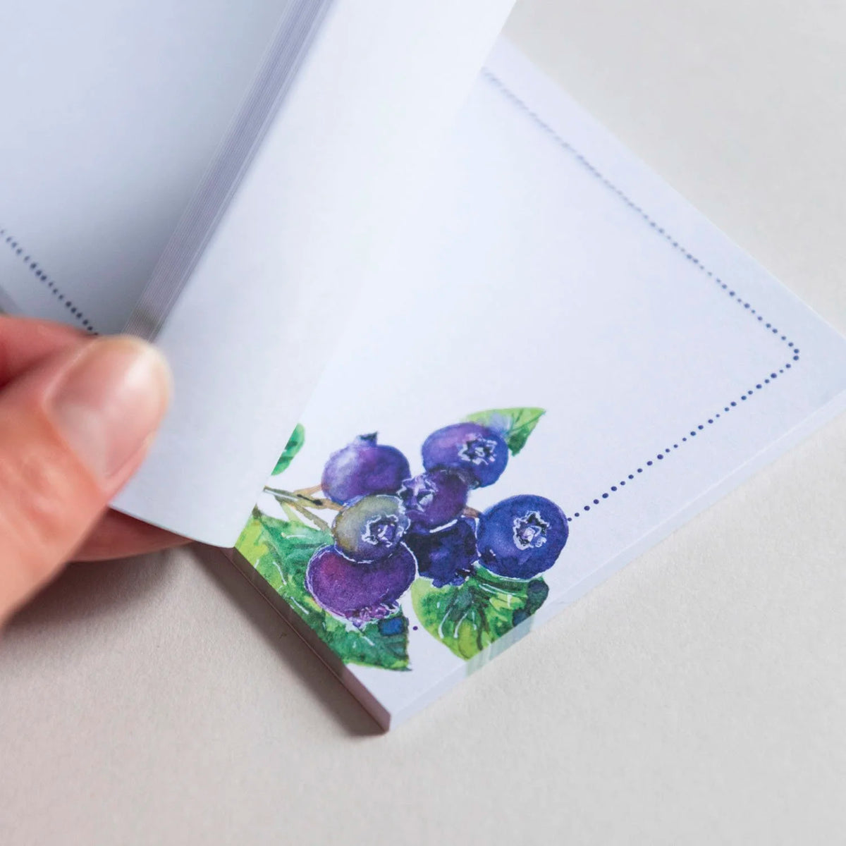 Blueberry Notepad With Magnet