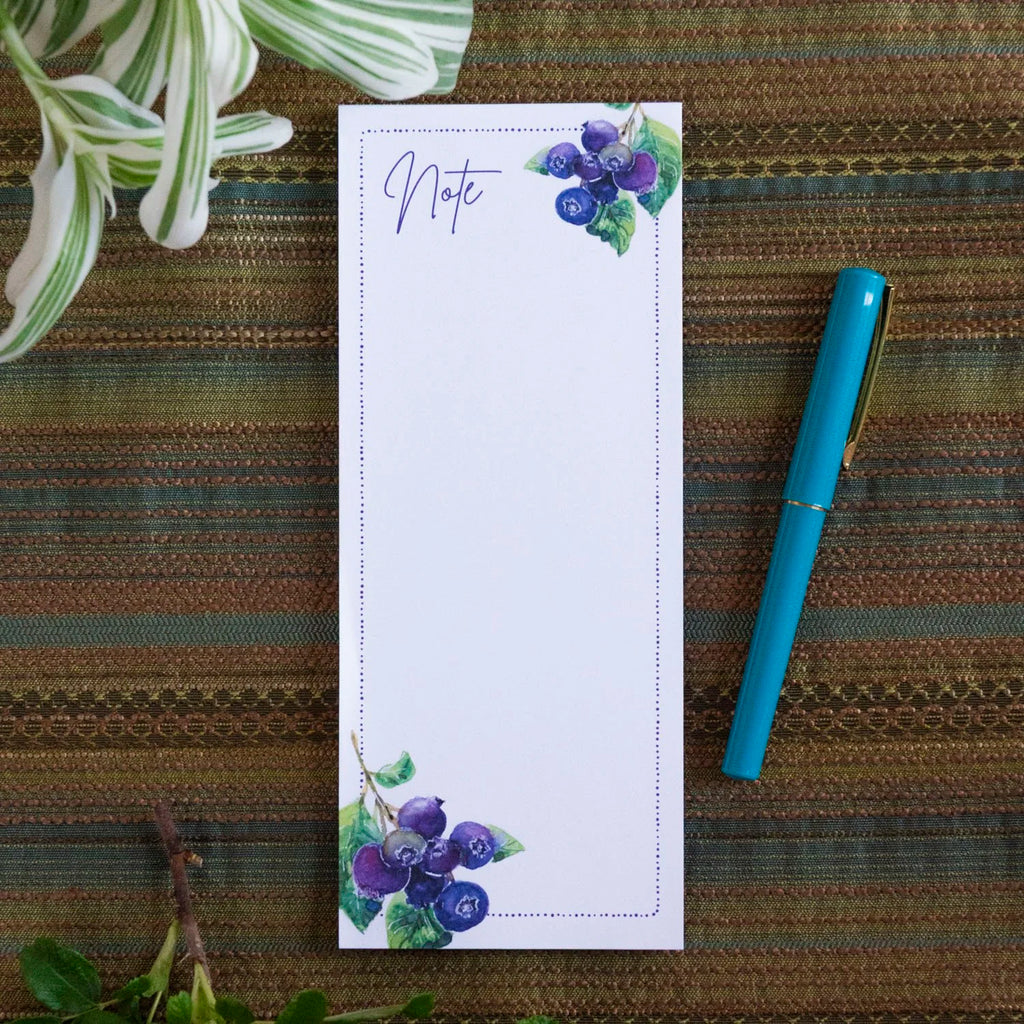 Blueberry Notepad With Magnet