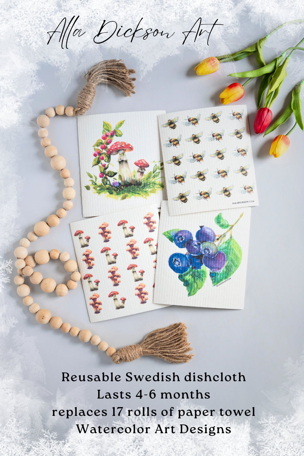 Blueberry Swedish Dish Cloth