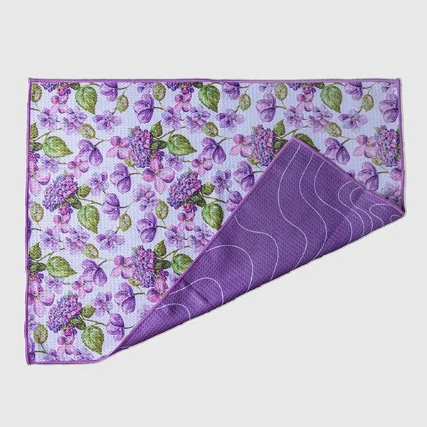 Hydrangea Reversible Waffle Weave Towel