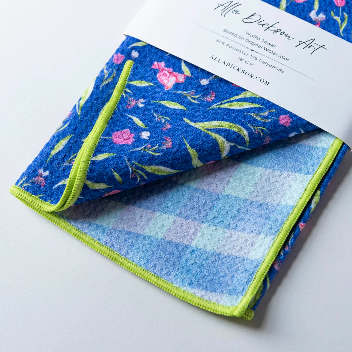 Tulip Party Reversible Waffle Weave Towel