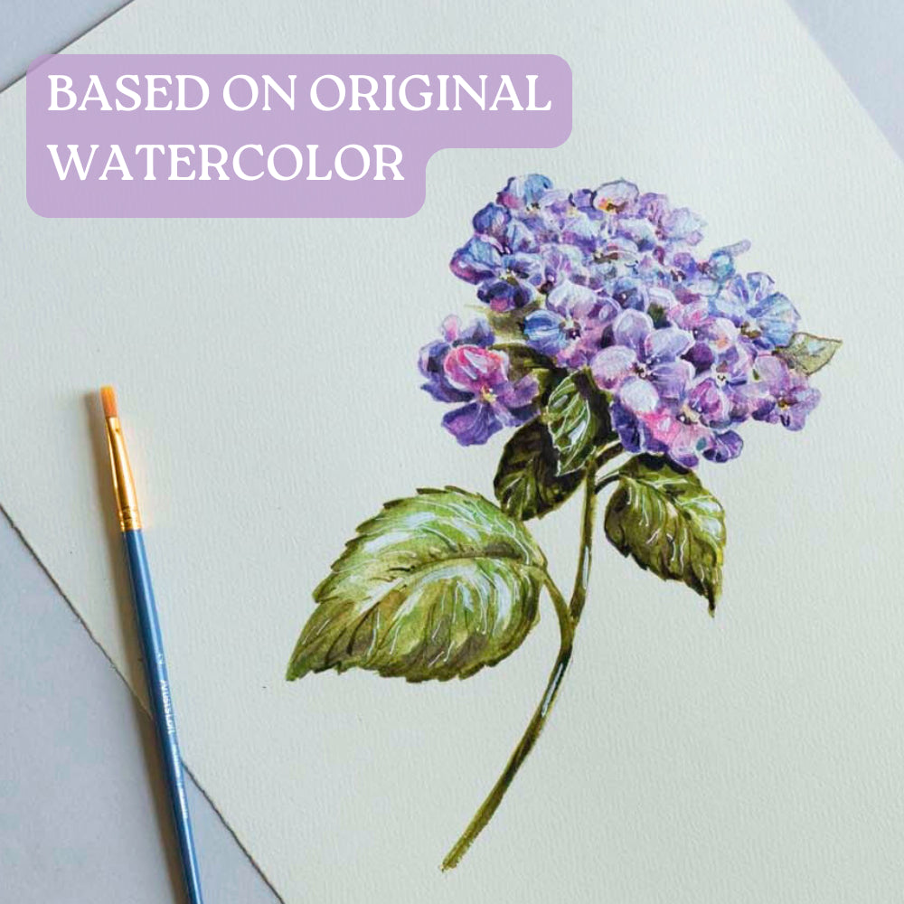 Hydrangea Reversible Waffle Weave Towel